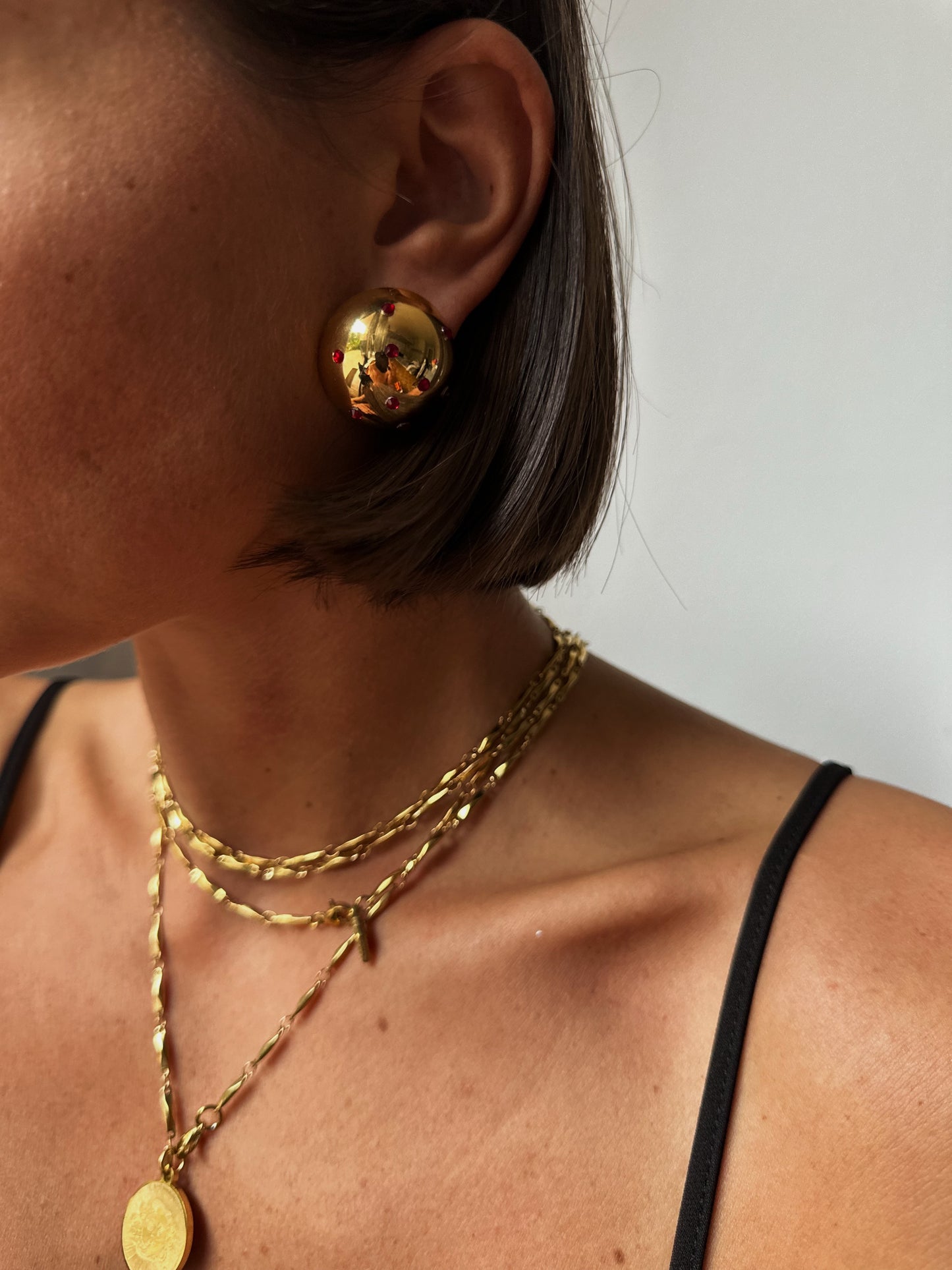 Boucles d'oreilles Geneviève - Dernière pièce